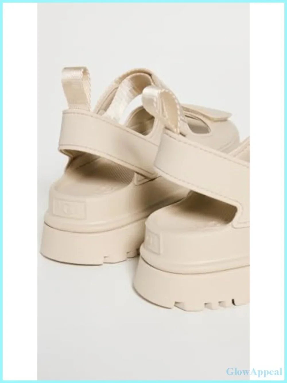 UGG Goldenglow Platform Slingback Sandals – Casual, Cushioned, Recycled